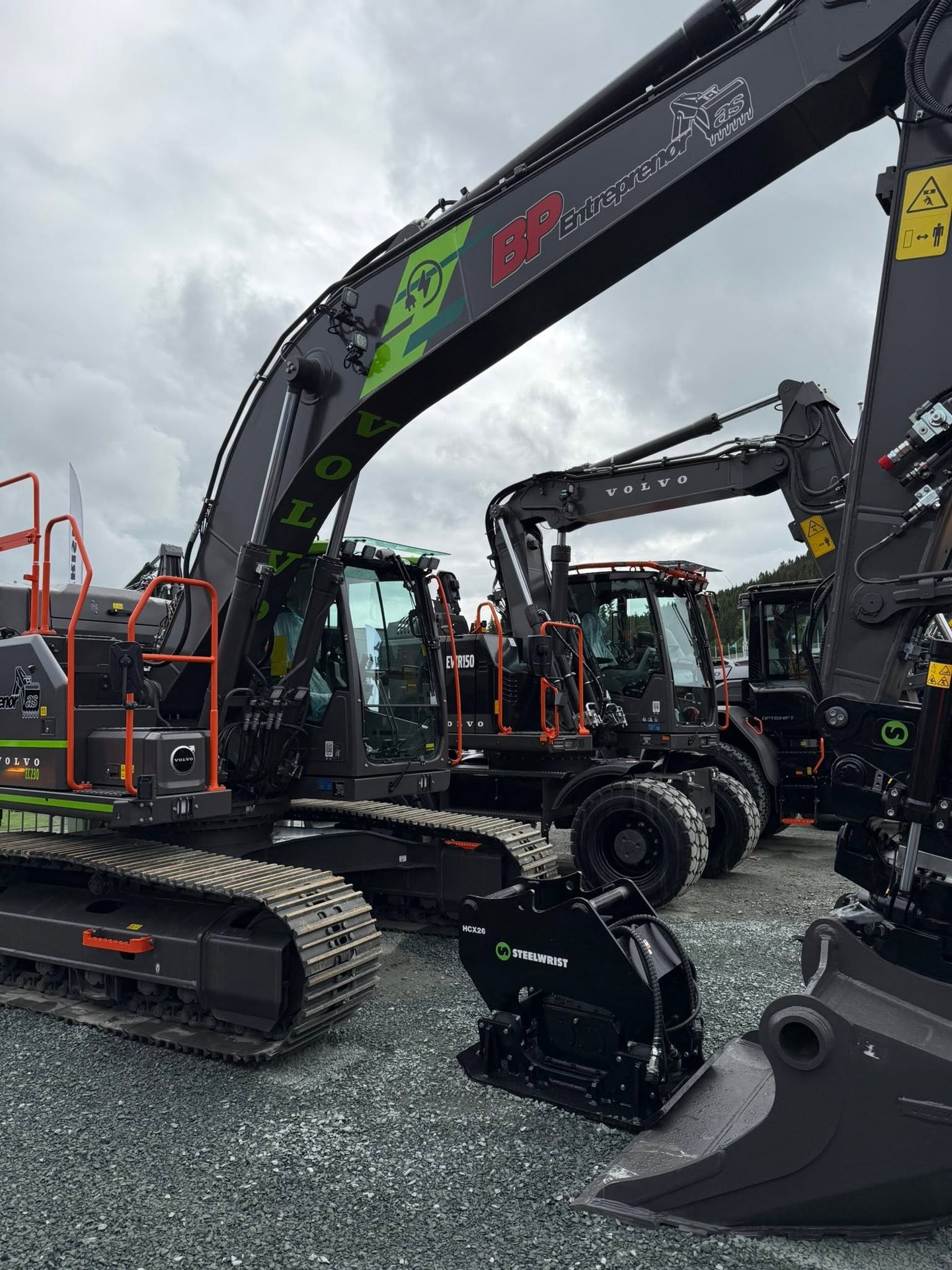 Vår nye Volvo EC230 på MEFA 2026